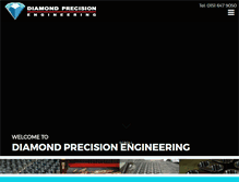 Tablet Screenshot of diamondprecisionengineering.co.uk